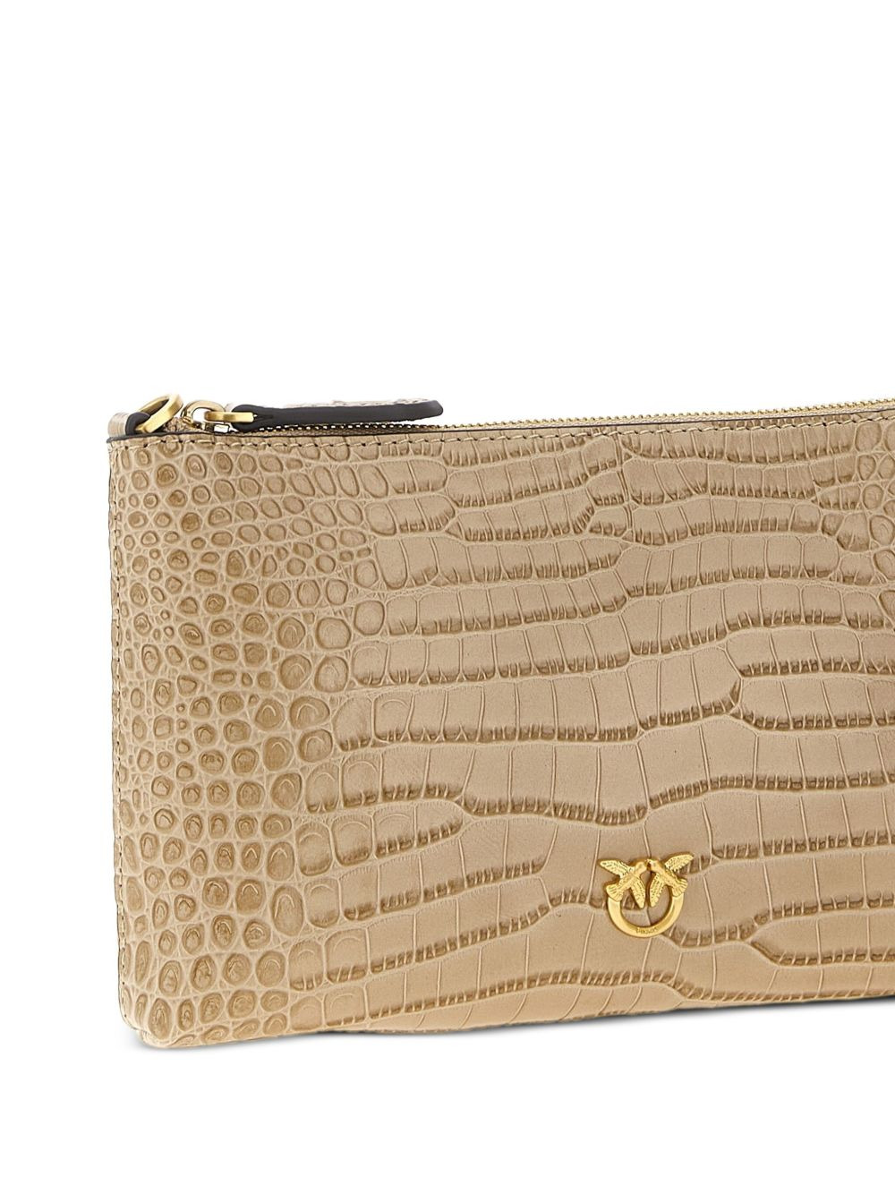 crocodile-print Love Birds cross body bag - 3