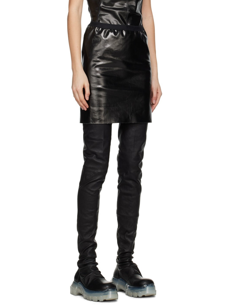 Black Lacquered Miniskirt 2