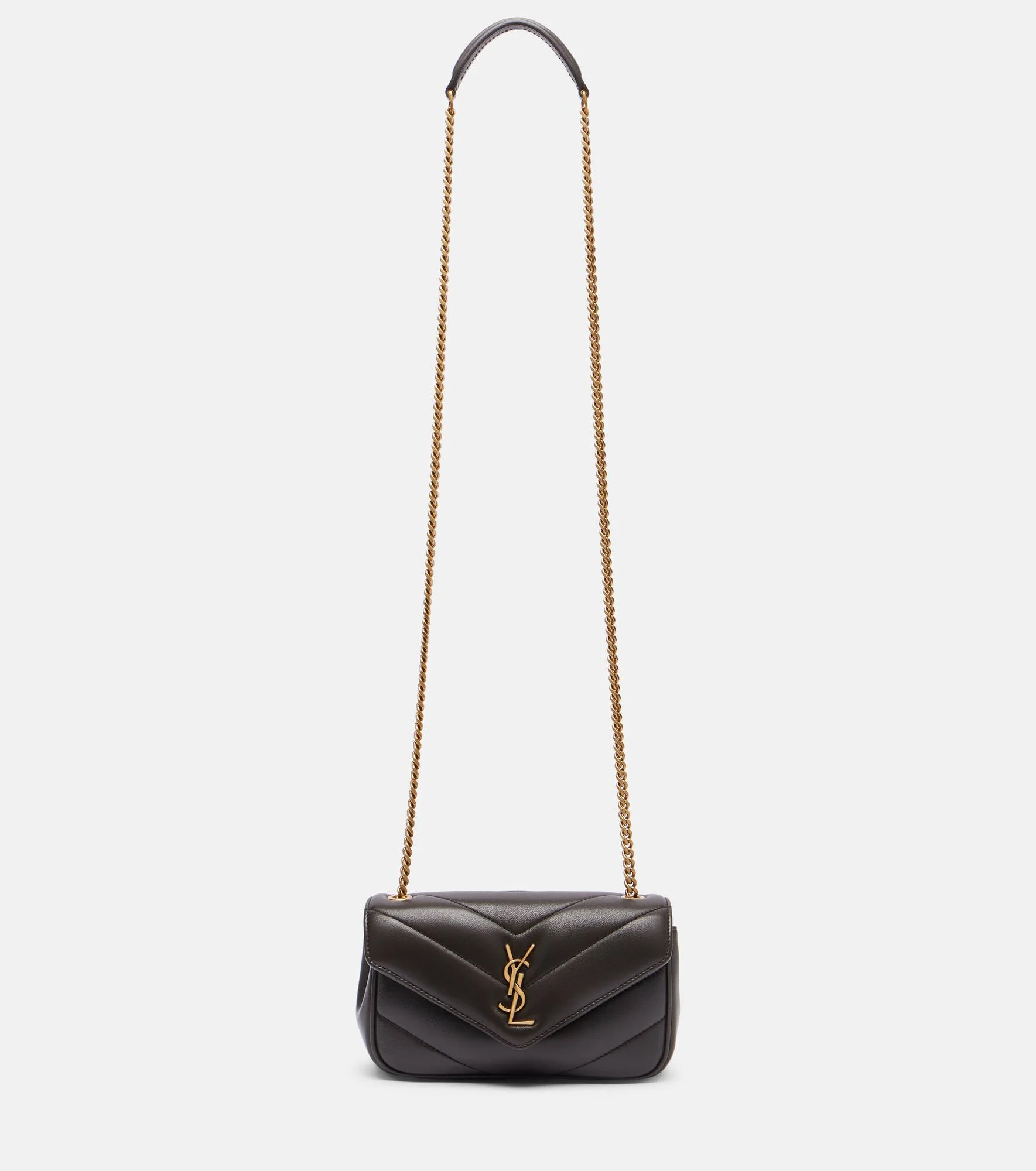 Loulou Mini leather shoulder bag - 1