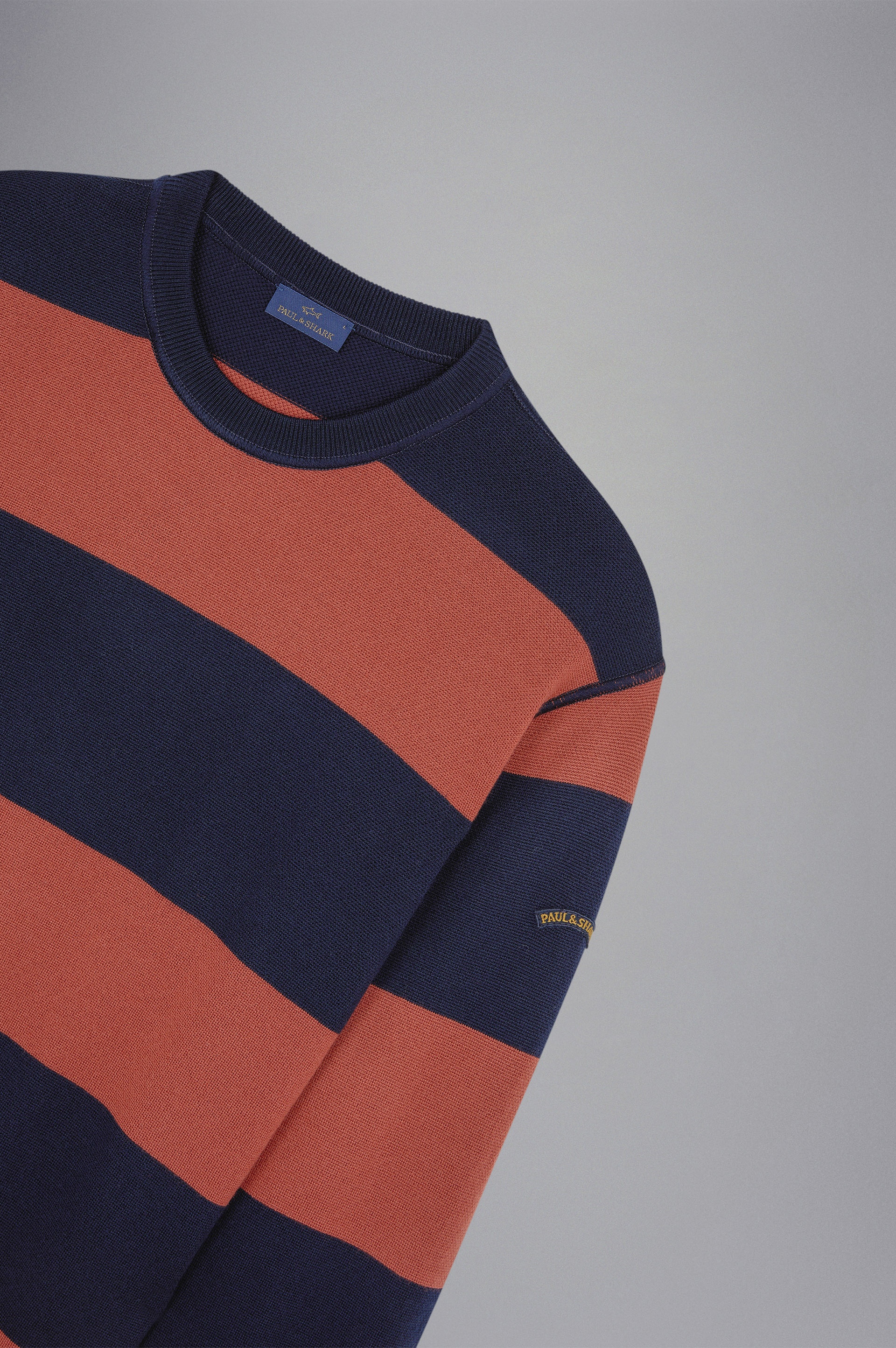 WOOL SWEATER WITH STRIPED PATTERN - 5
