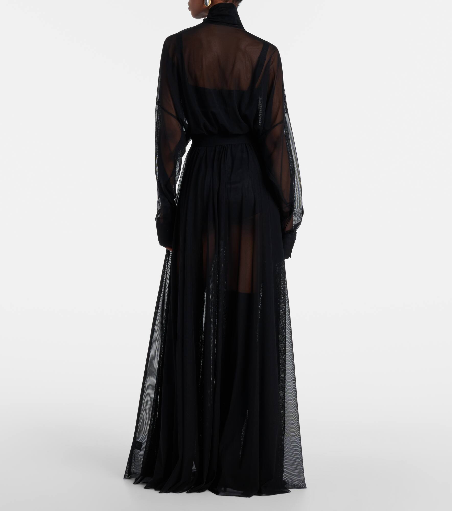 Bow-detail flared gown - 3