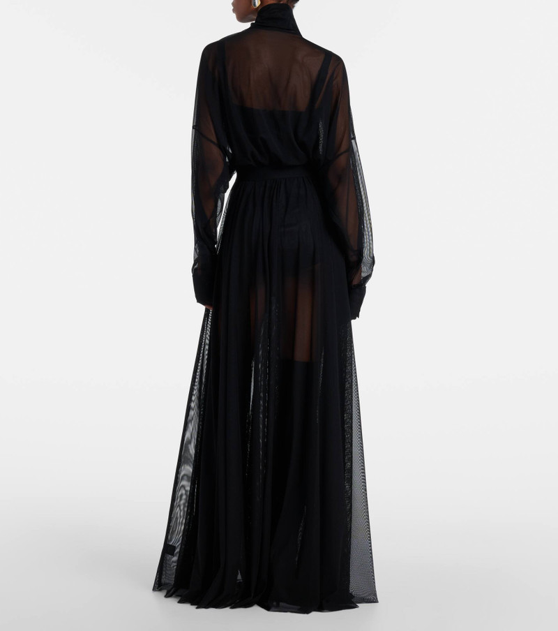Bow-detail flared gown 3