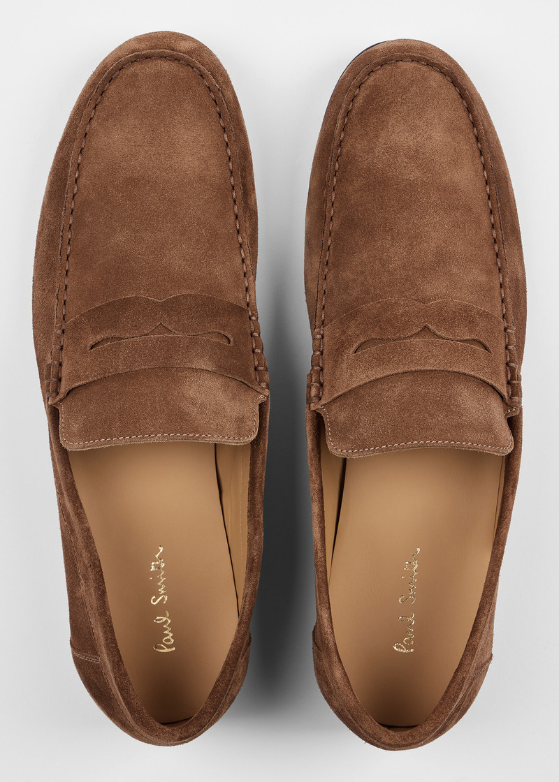 Brown Suede 'Sellers' Loafers 7