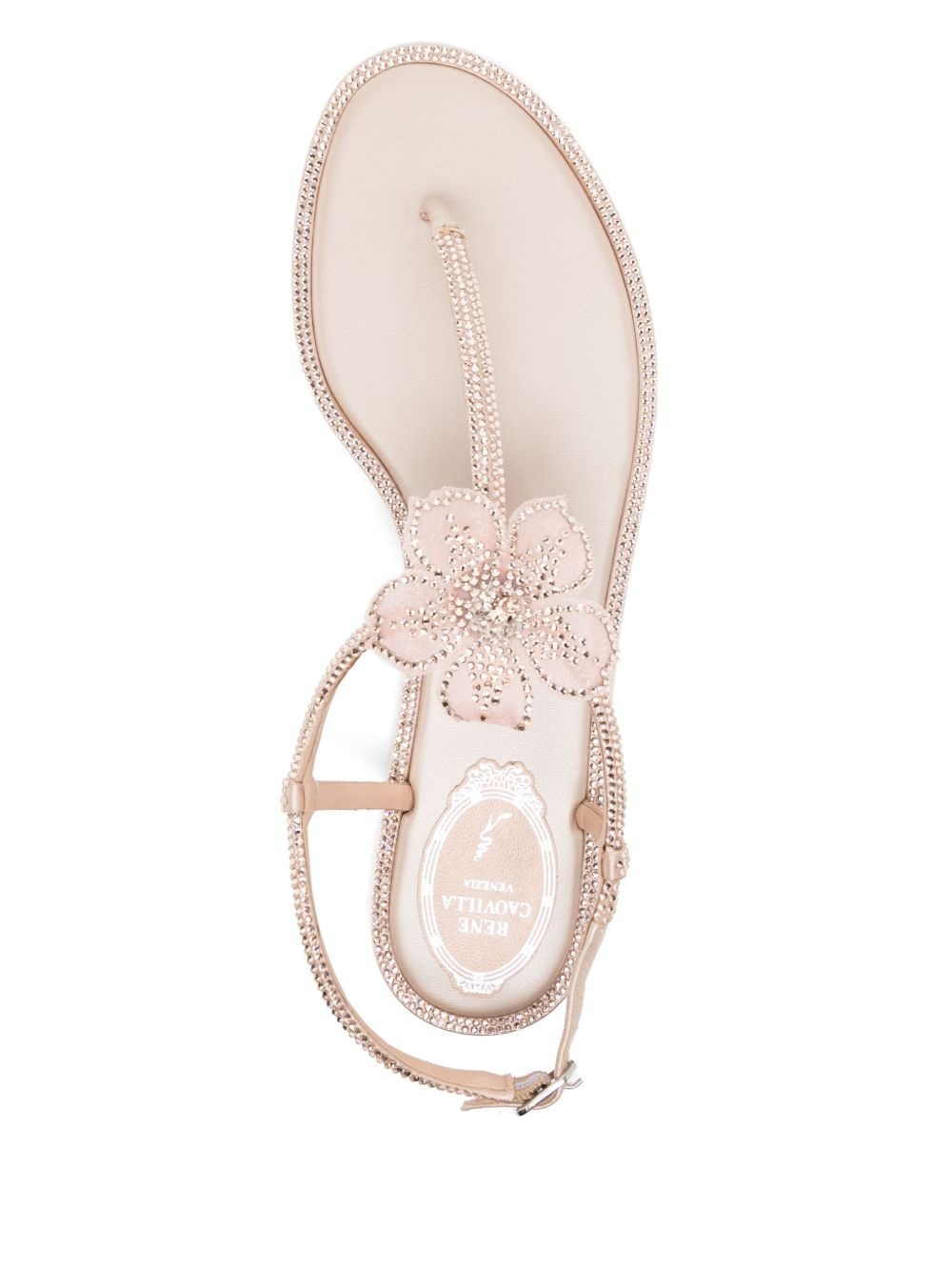 Peach Flower sandals - 4