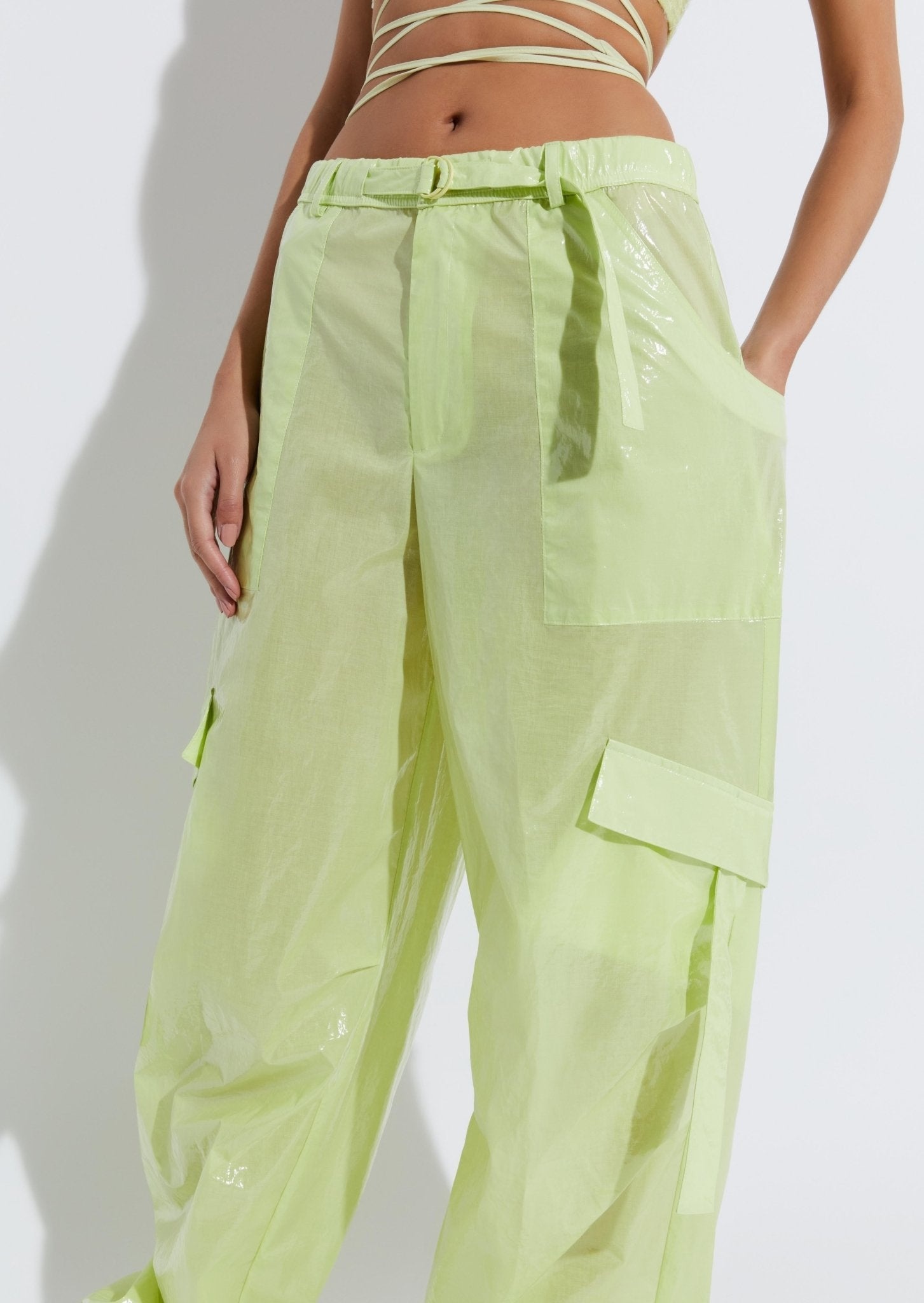 Laminated Utility Pant - 4