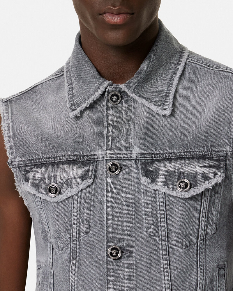 Frayed Denim Vest 3