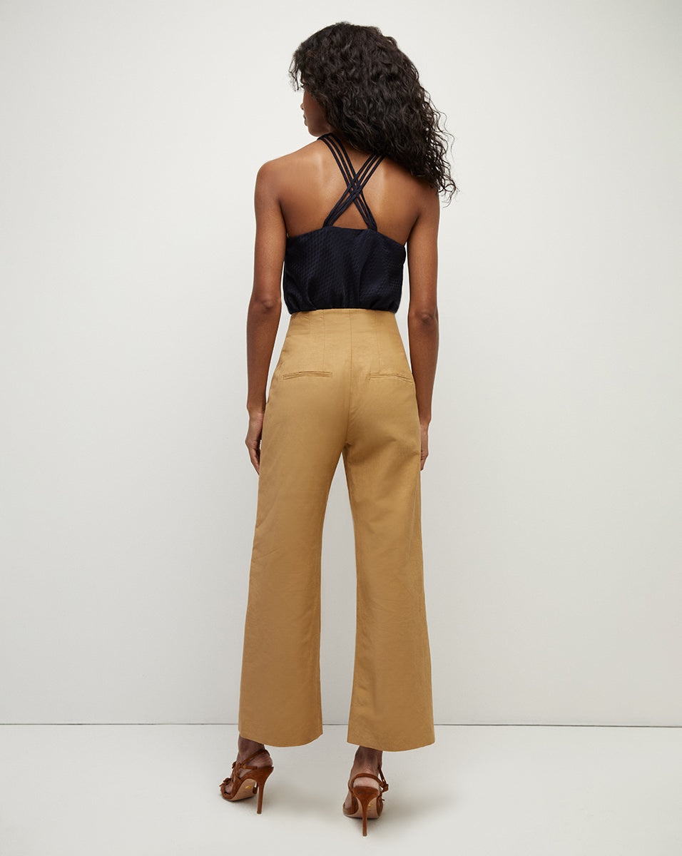 DOVA LINEN-BLEND PANT - 5