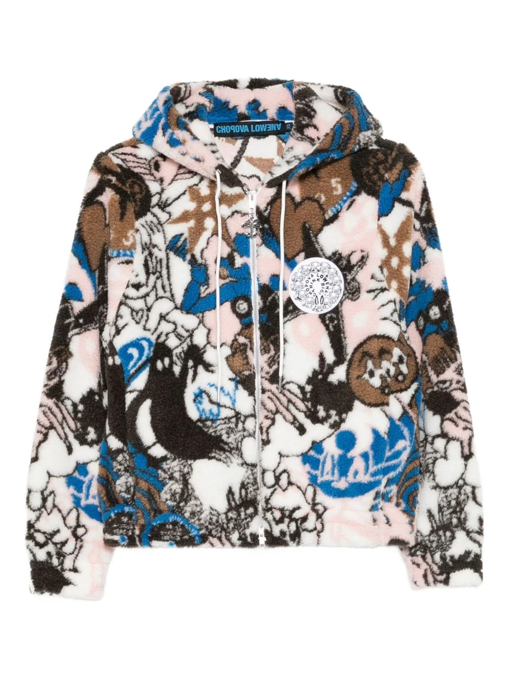 Engine Party fleece hoodie - 1