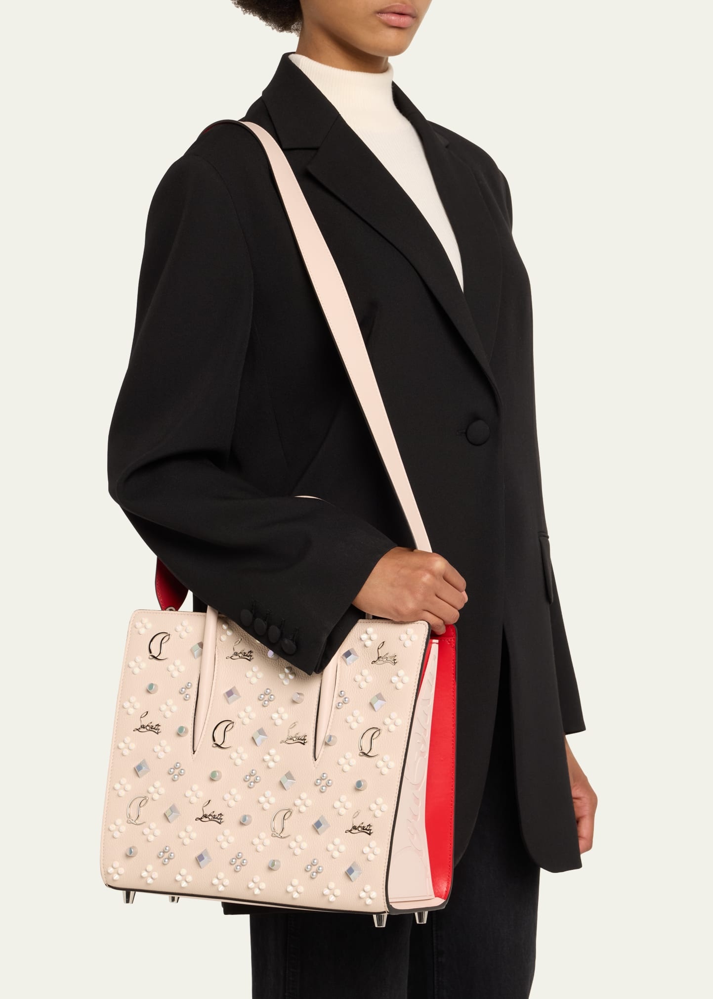 Paloma Medium Top Handle in Loubinthesky Leather - 2