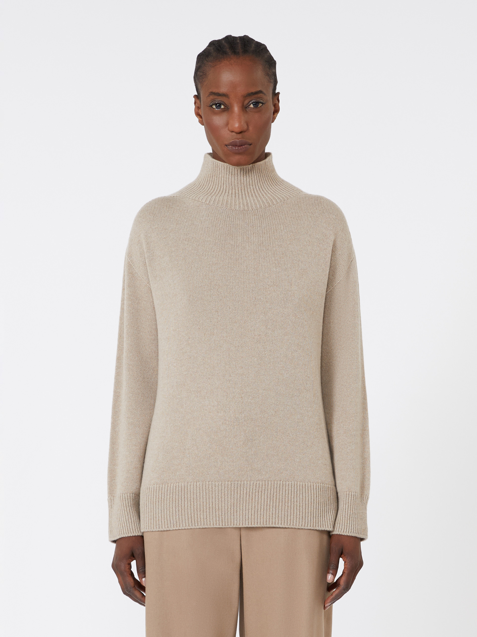 QUERCIA Cashmere polo-neck sweater - 3