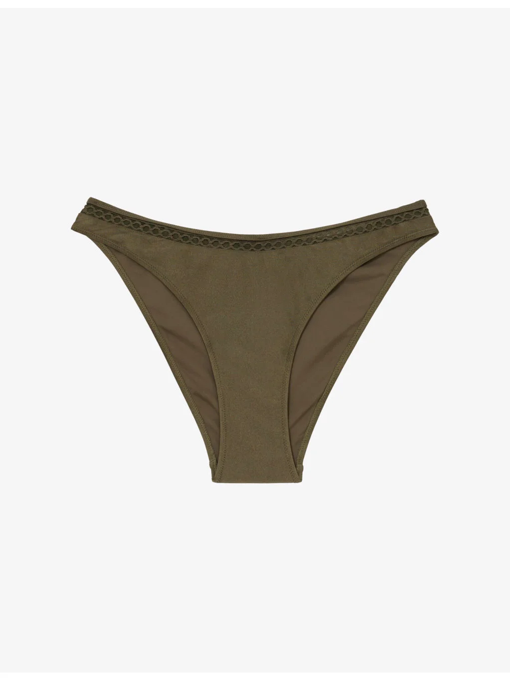 Janina Lattice-Trim Bikini Bottoms - 1