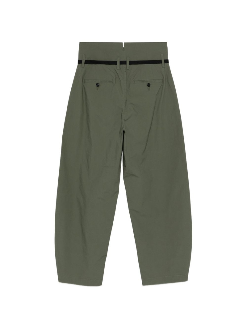 BARENA buttoned belt trousers outlook