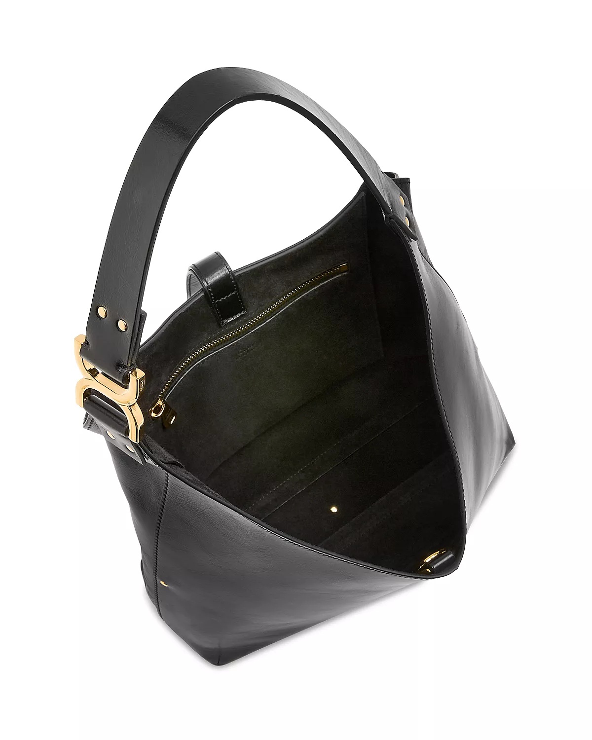 Marcie Small Leather Hobo Bag - 5
