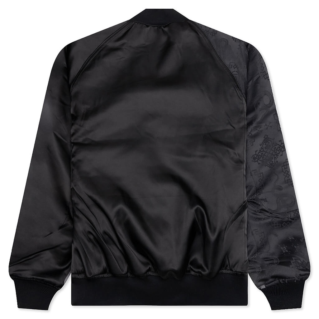ADIDAS X CLOT LUNAR NEW YEAR SPORTS JACKET - BLACK - 2