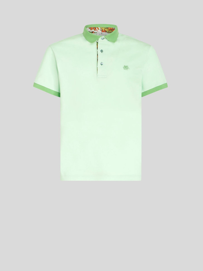POLO SHIRT WITH EMBROIDERED PEGASO 1