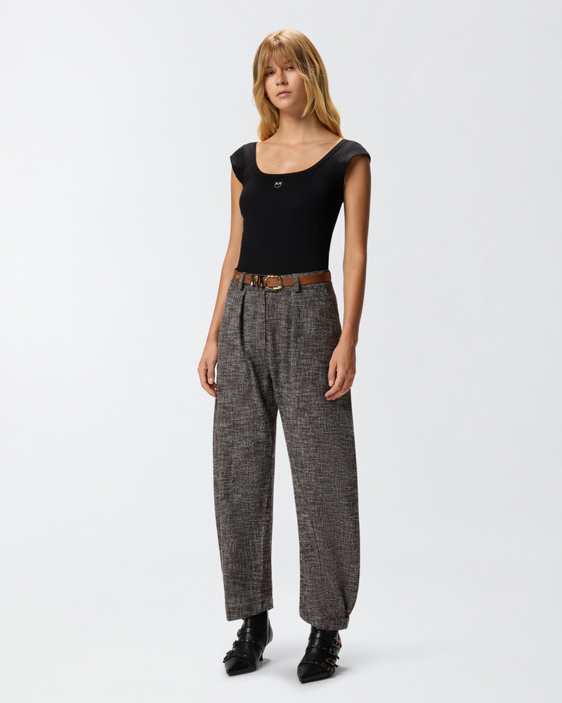 FLANNEL BALLOON TROUSERS 3