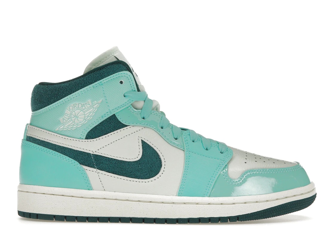 Jordan 1 Mid Chenille Bleached Turquoise (Women's) - 1