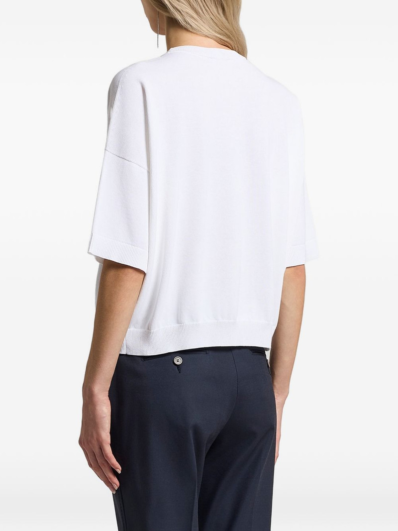 cotton pocket knitted T-shirt 3