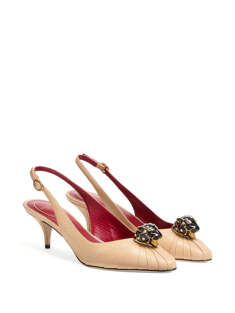 Valentino 55mm Panthea pleated pumps outlook