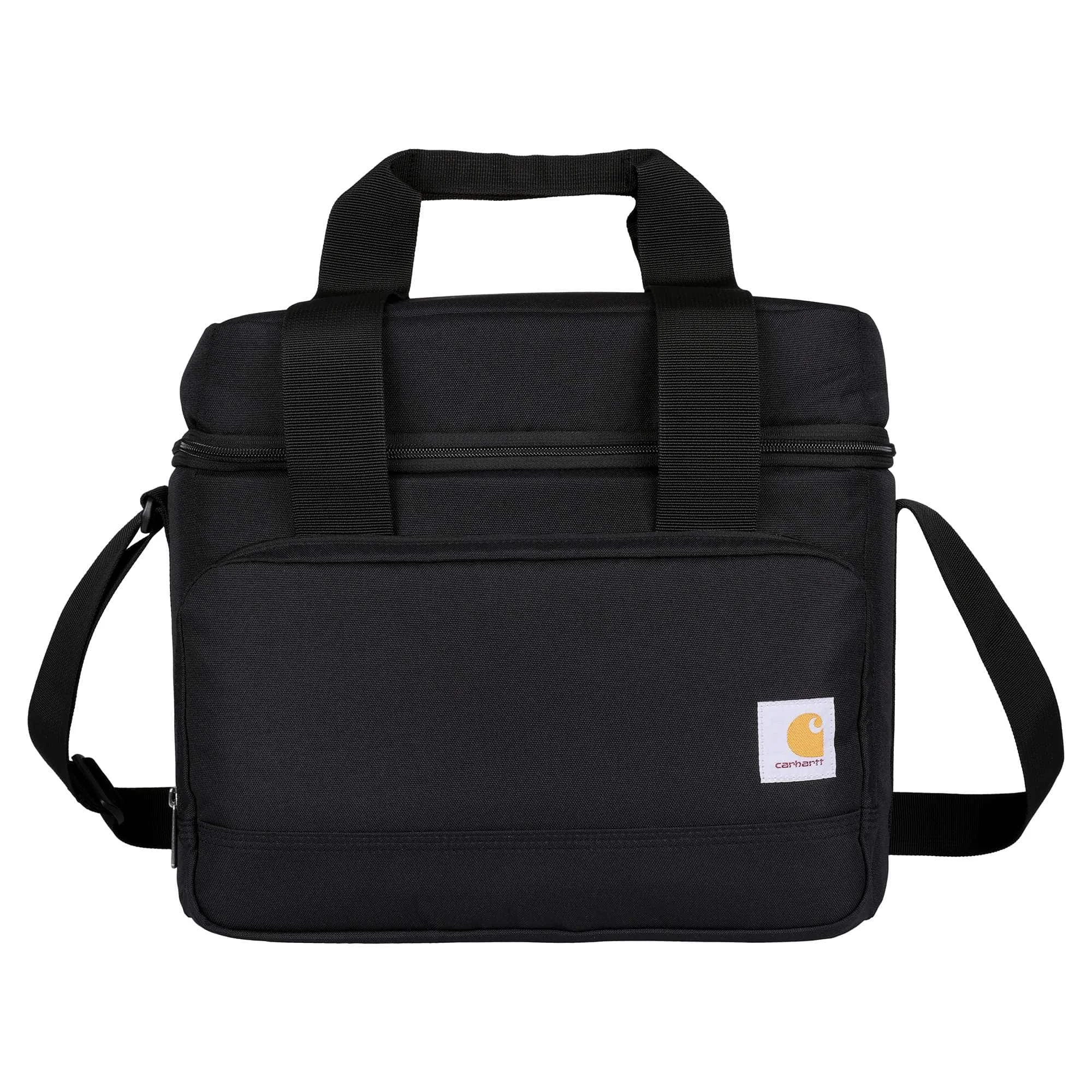 Insulated 24 Can Two Compartment Cooler - 1