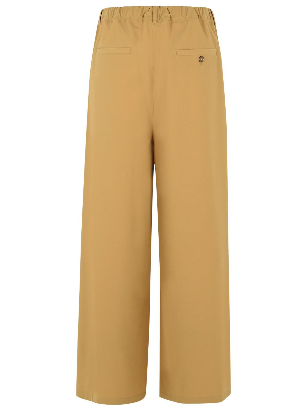 Marni Beige Virgin Wool Blend Trousers Men - 3