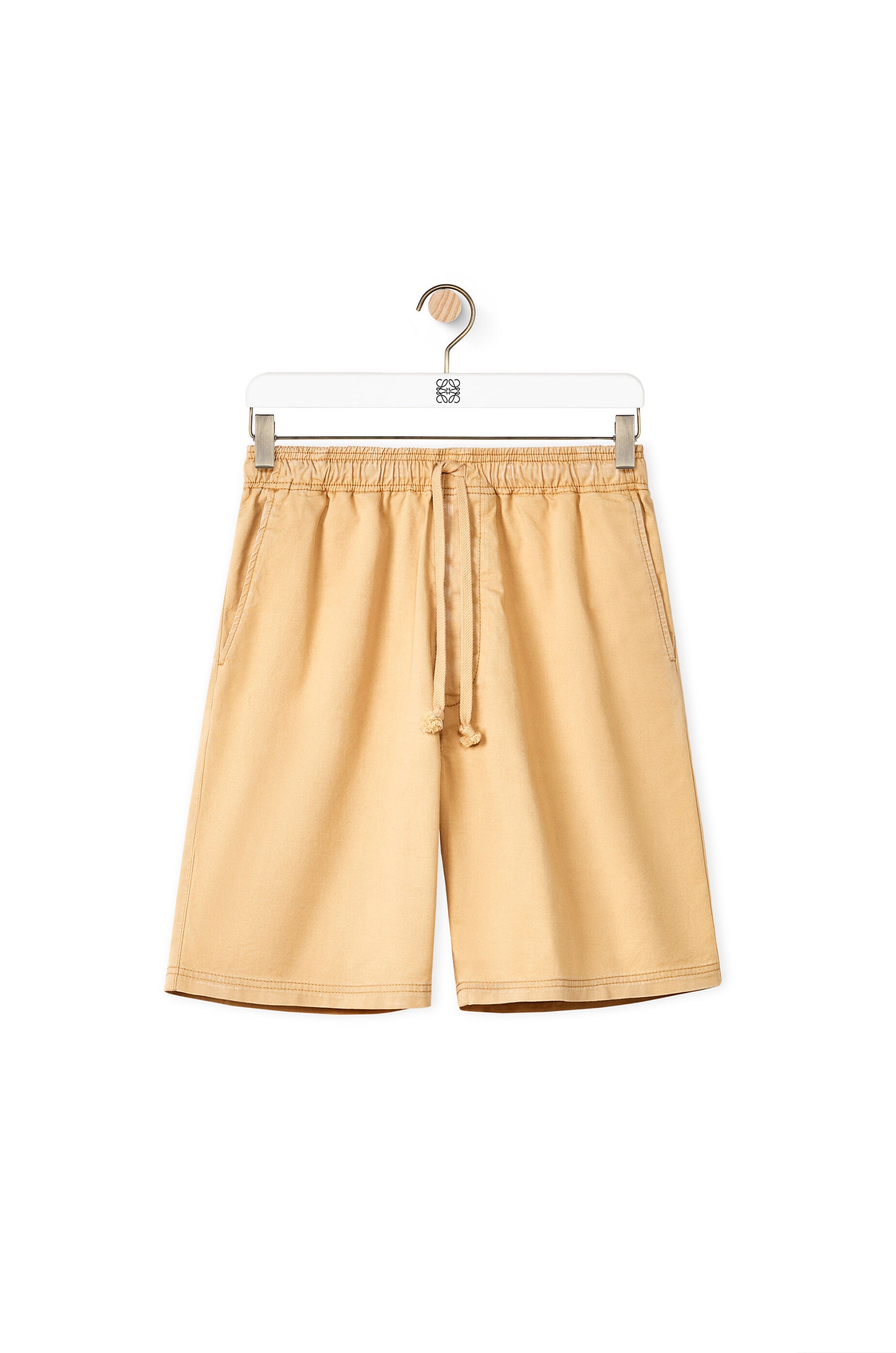 Drawstring shorts in cotton - 1