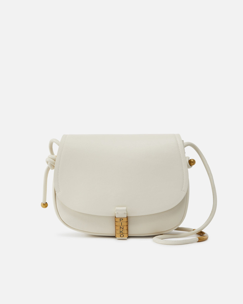 LARGE LEATHER CROSSBODY BAG WITH KNOTS 1