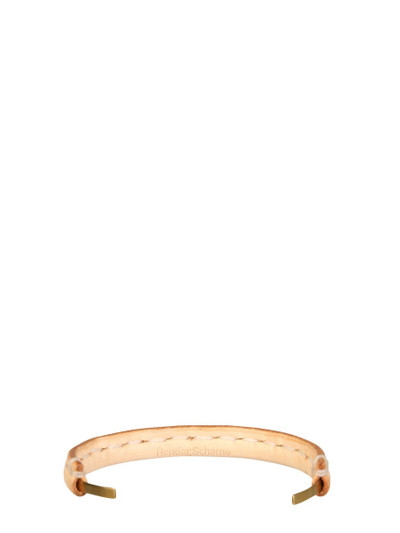 Hender Scheme BRASS AND LEATHER BRACELET outlook