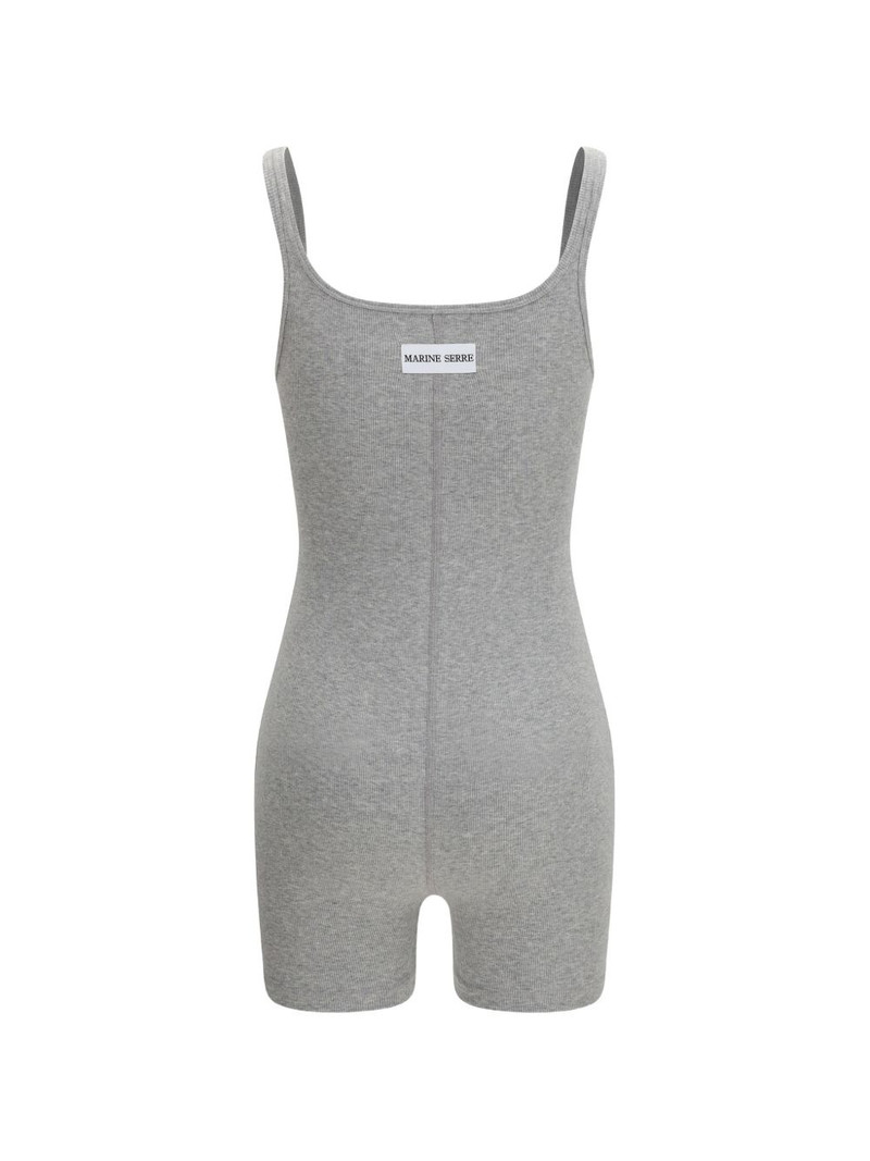 Marine Serre Moon-logo playsuit outlook