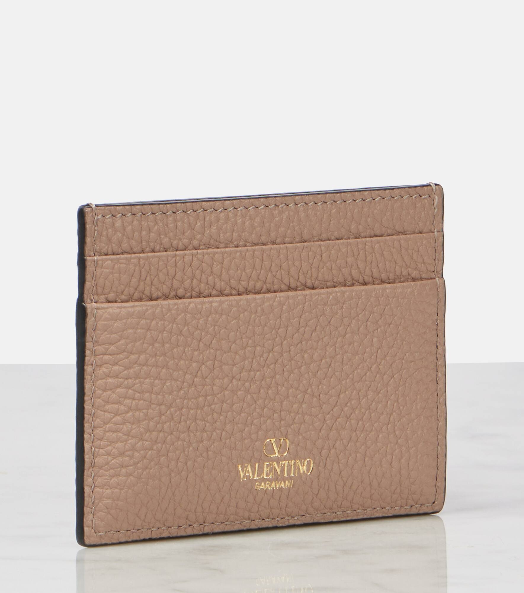 Rockstud leather card holder - 3