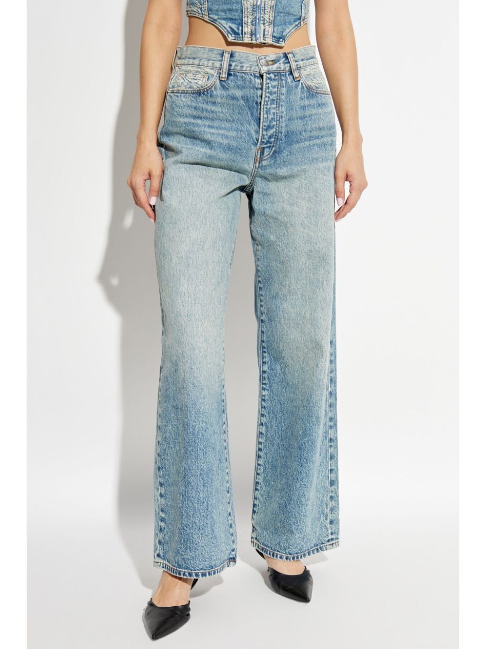 wide-leg jeans - 3
