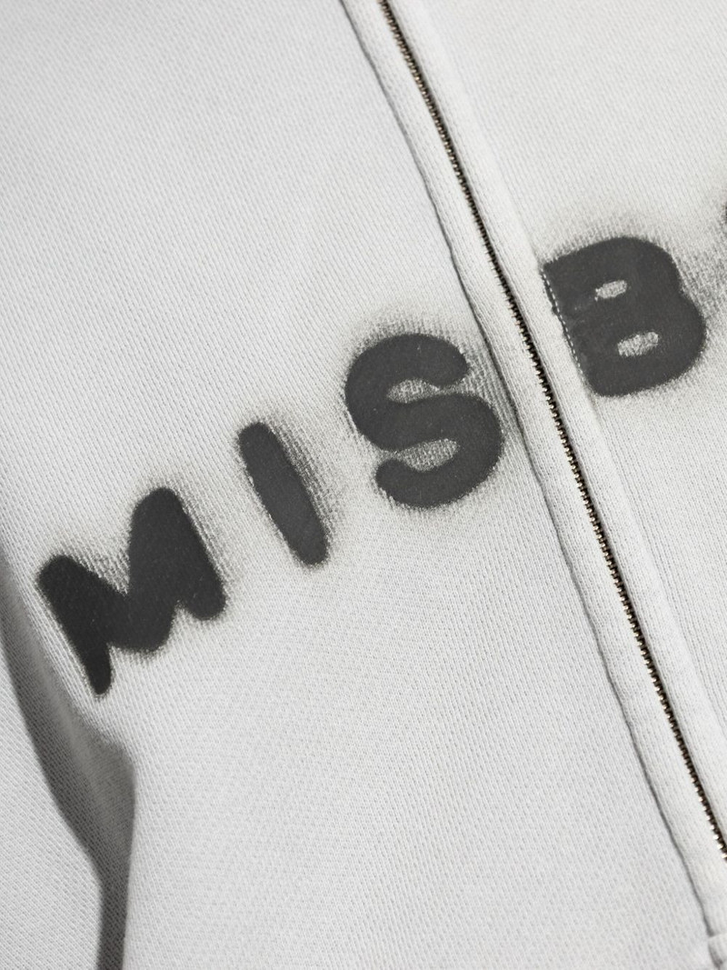 logo-print zip-up hoodie 5