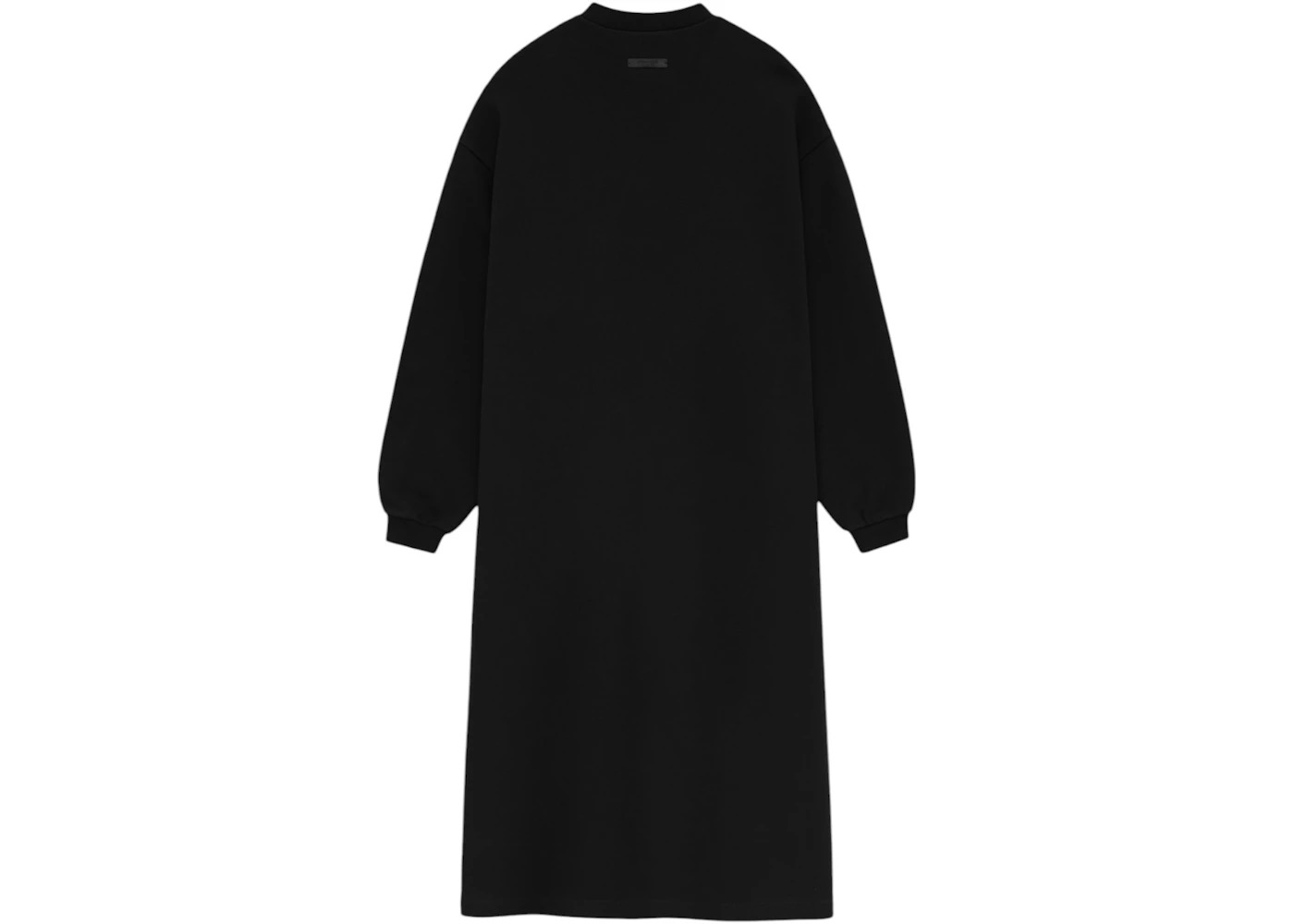 Fear of God Essentials Women's Fleece Crewneck Dress (FW24) Black - 2