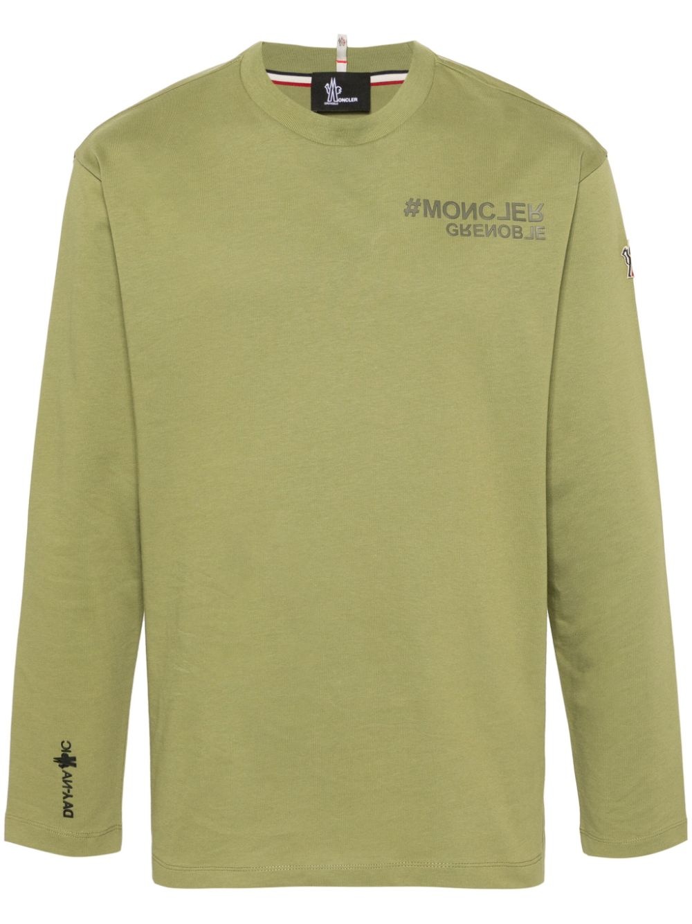 logo-appliquÃ© cotton sweatshirt - 1