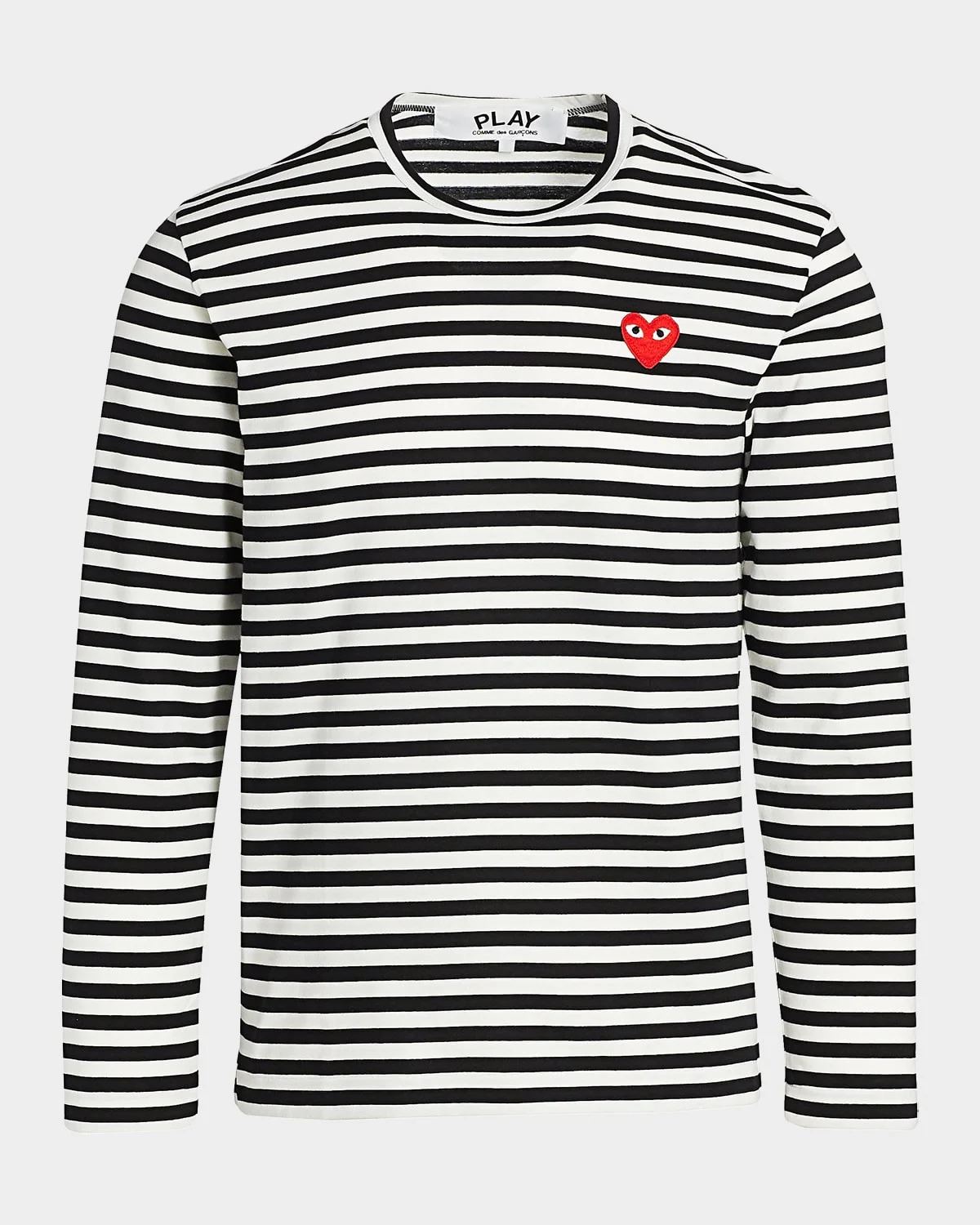Mini Heart Long-Sleeve Cotton Tee - 1