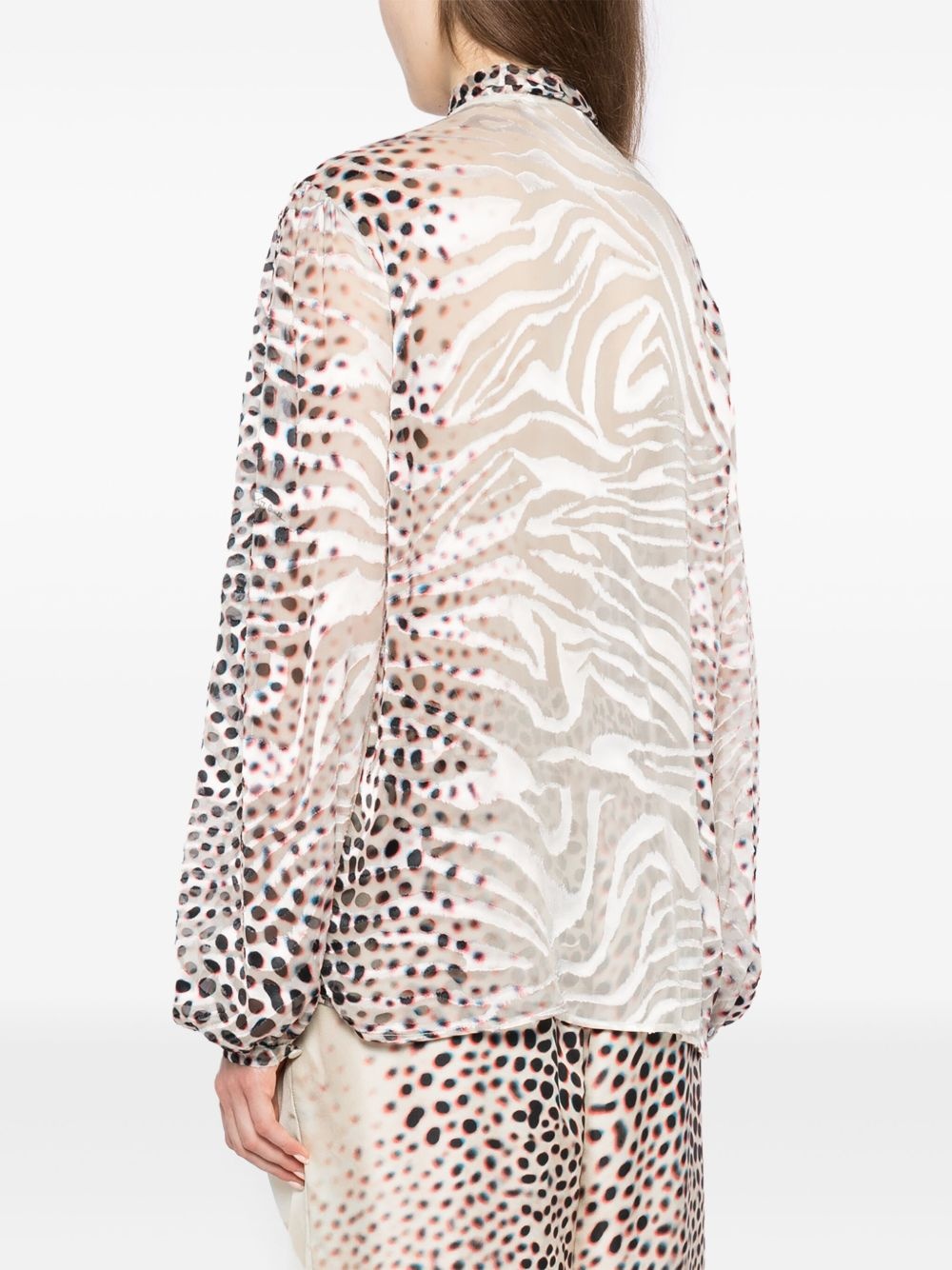 all-over graphic print shirt - 4