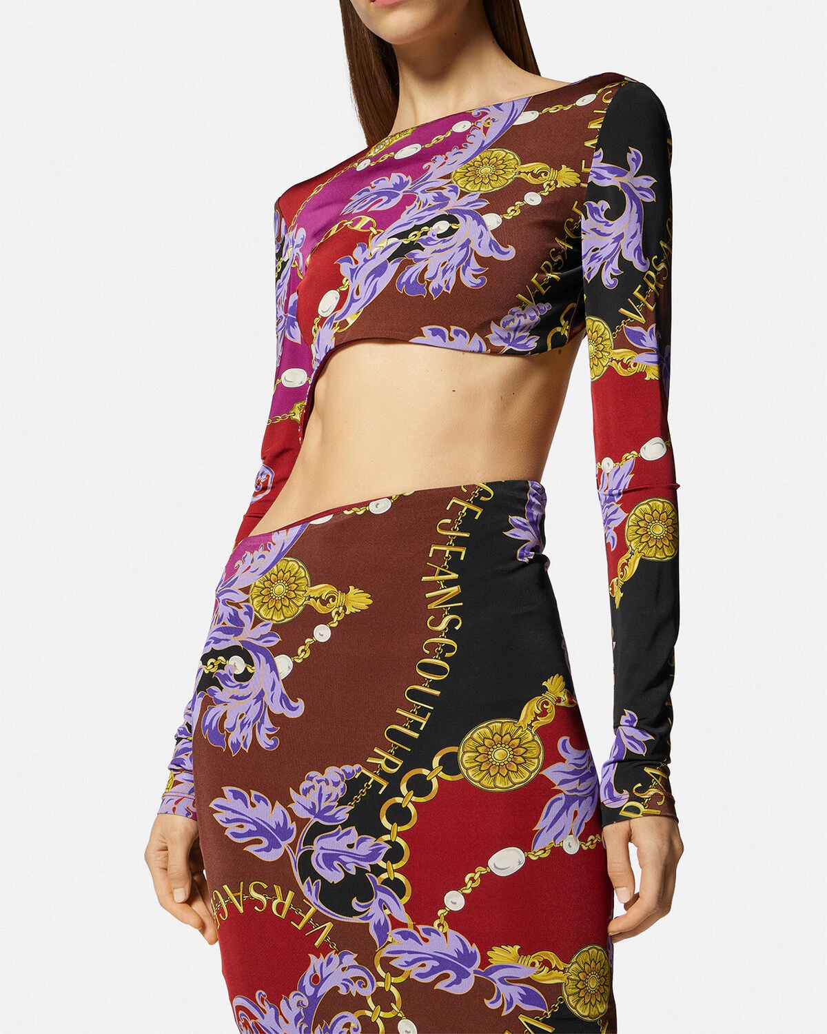 Chain Couture Cutout Midi Dress - 5