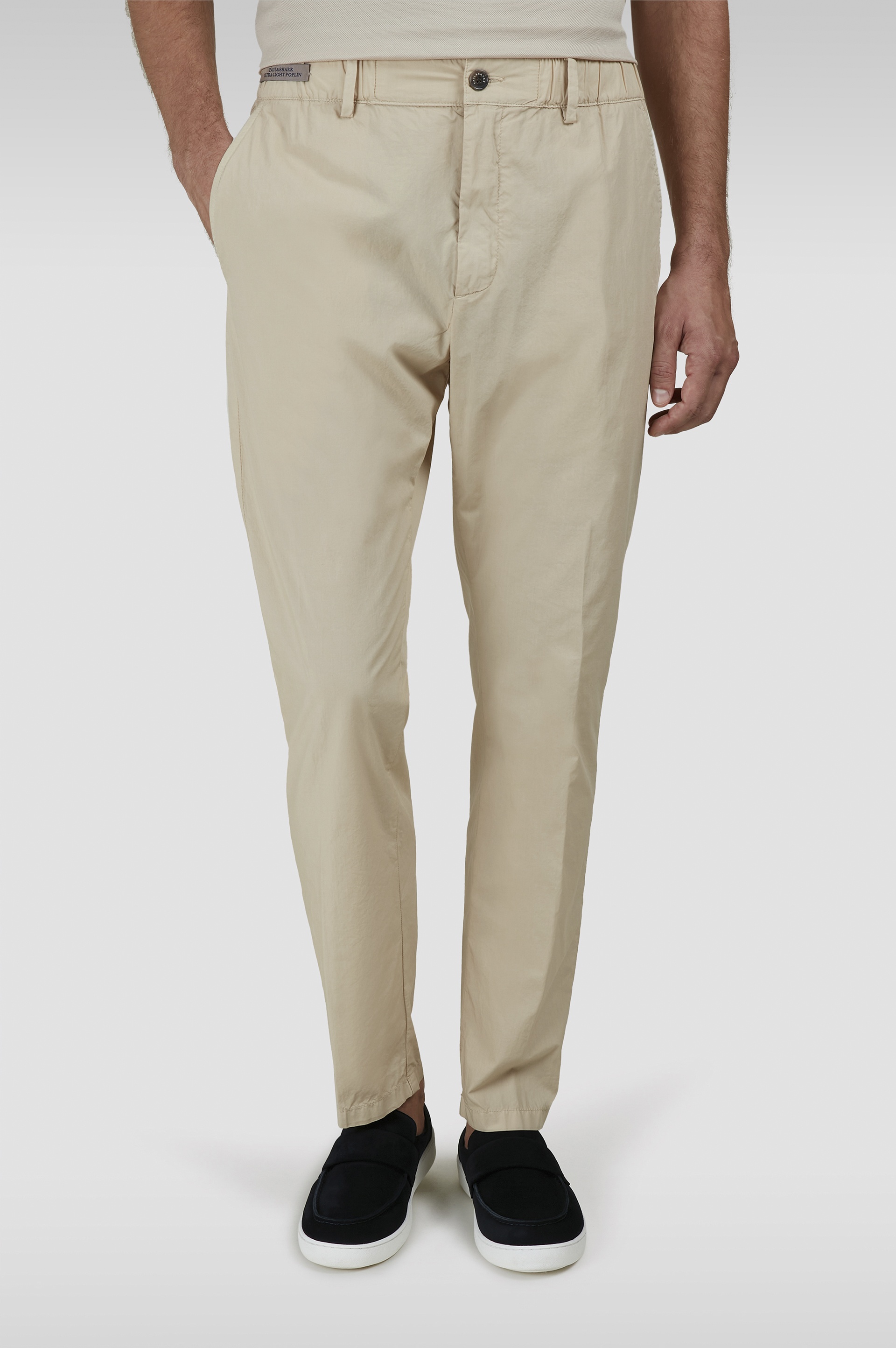 CHINO PANTS IN ULTRALIGHT POPLIN COTTON - 6