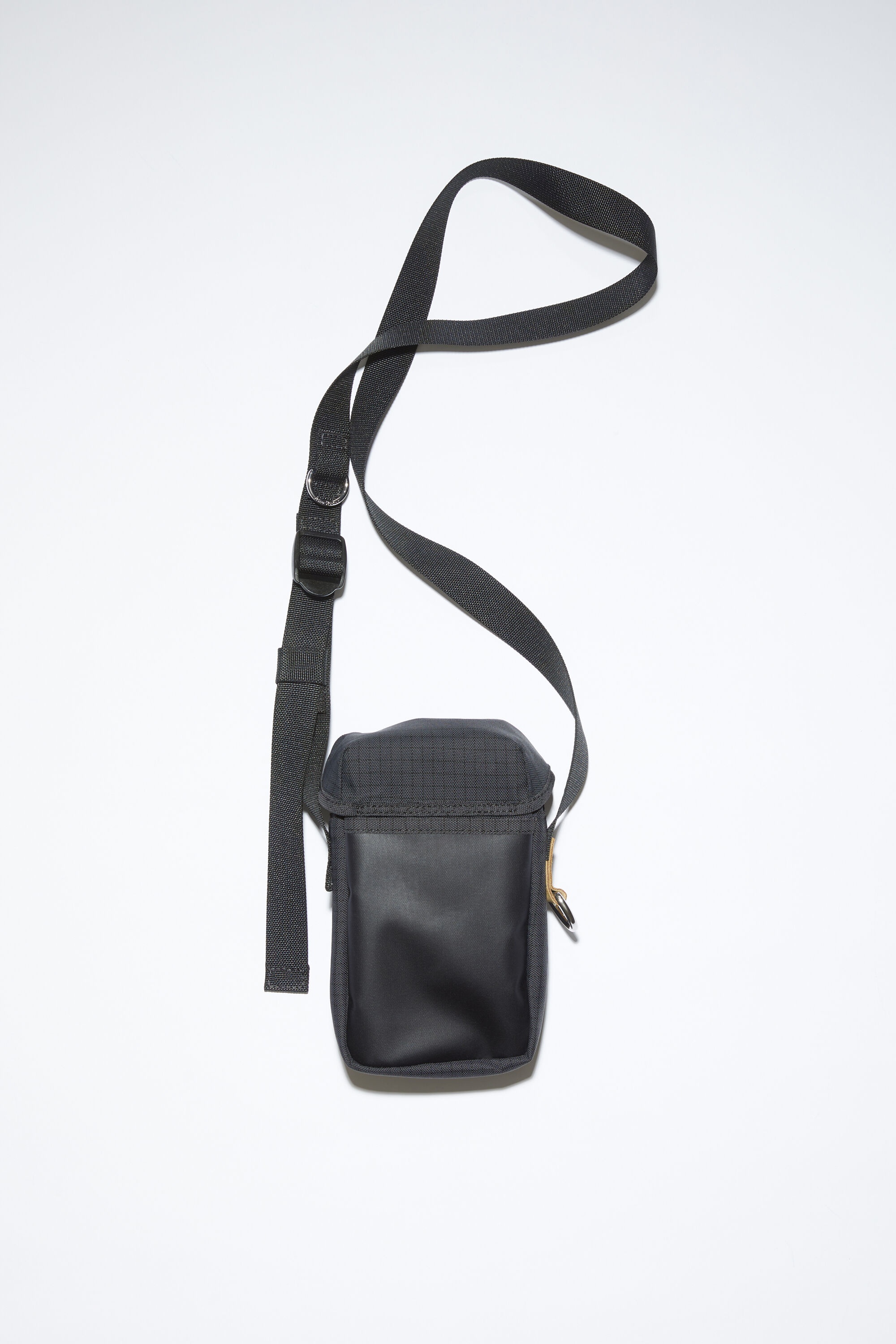 Ripstop mini pouch bag - Black - 4