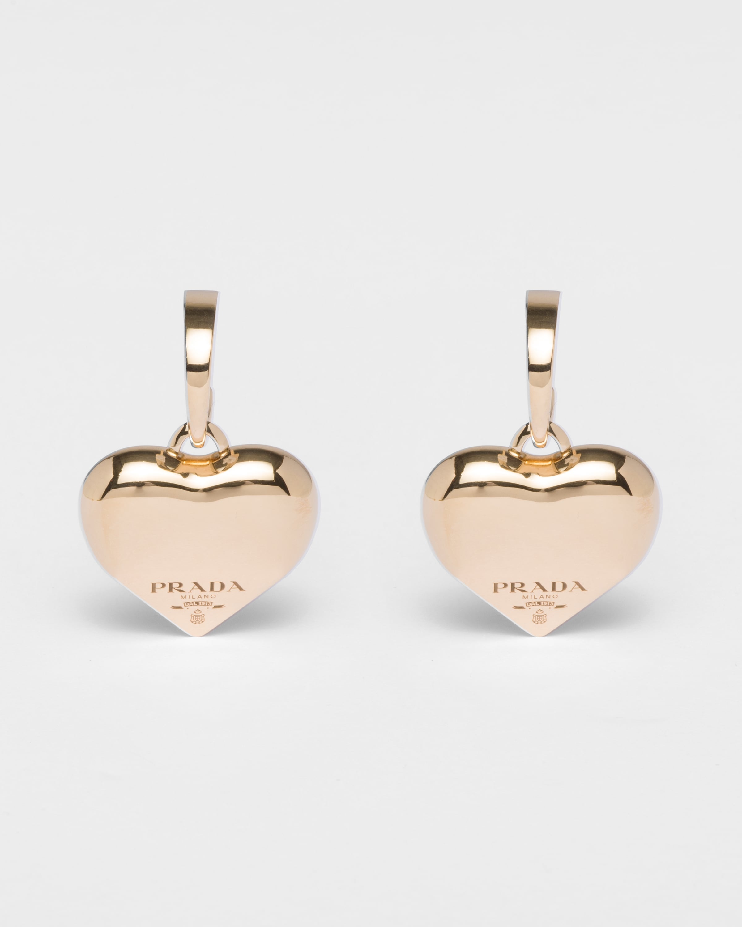 Eternal Gold medium drop earrings in yellow gold - 1