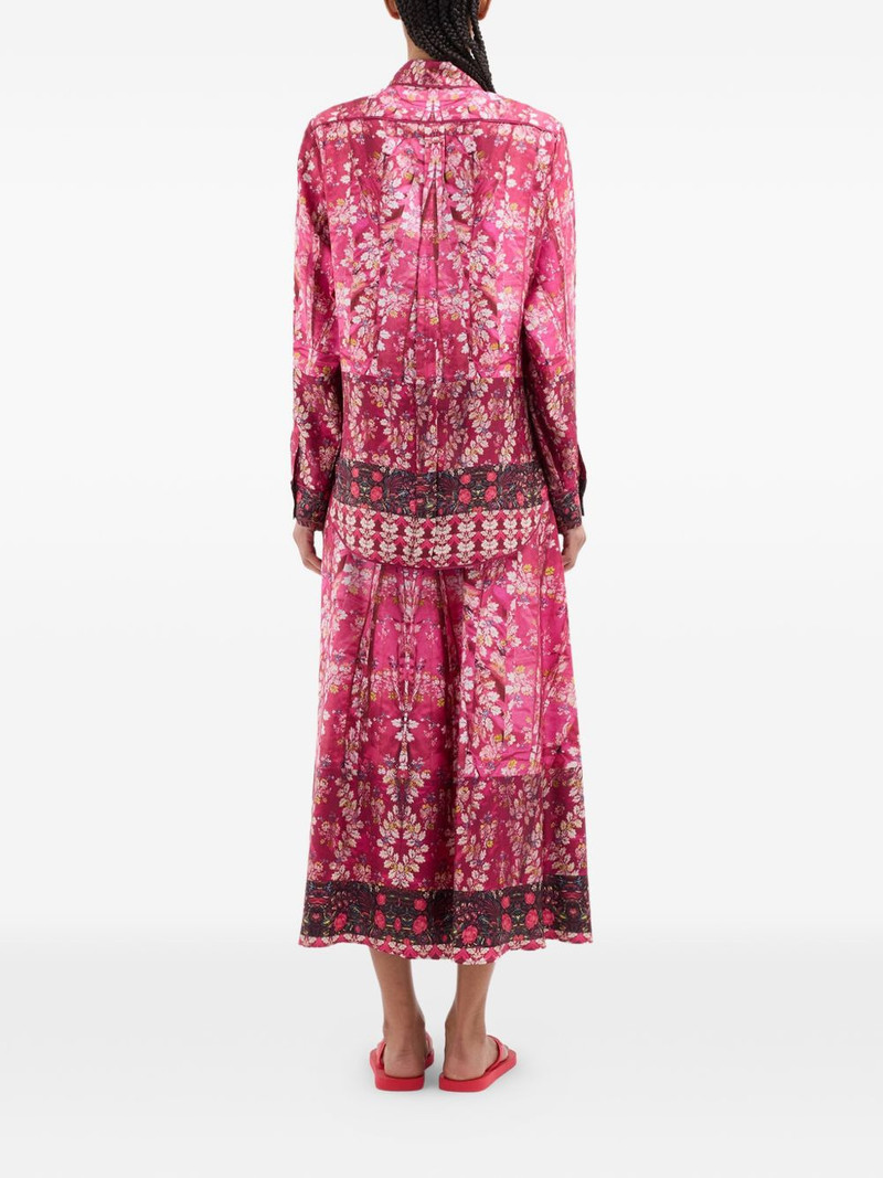 Aloe floral-print silk shirt 4