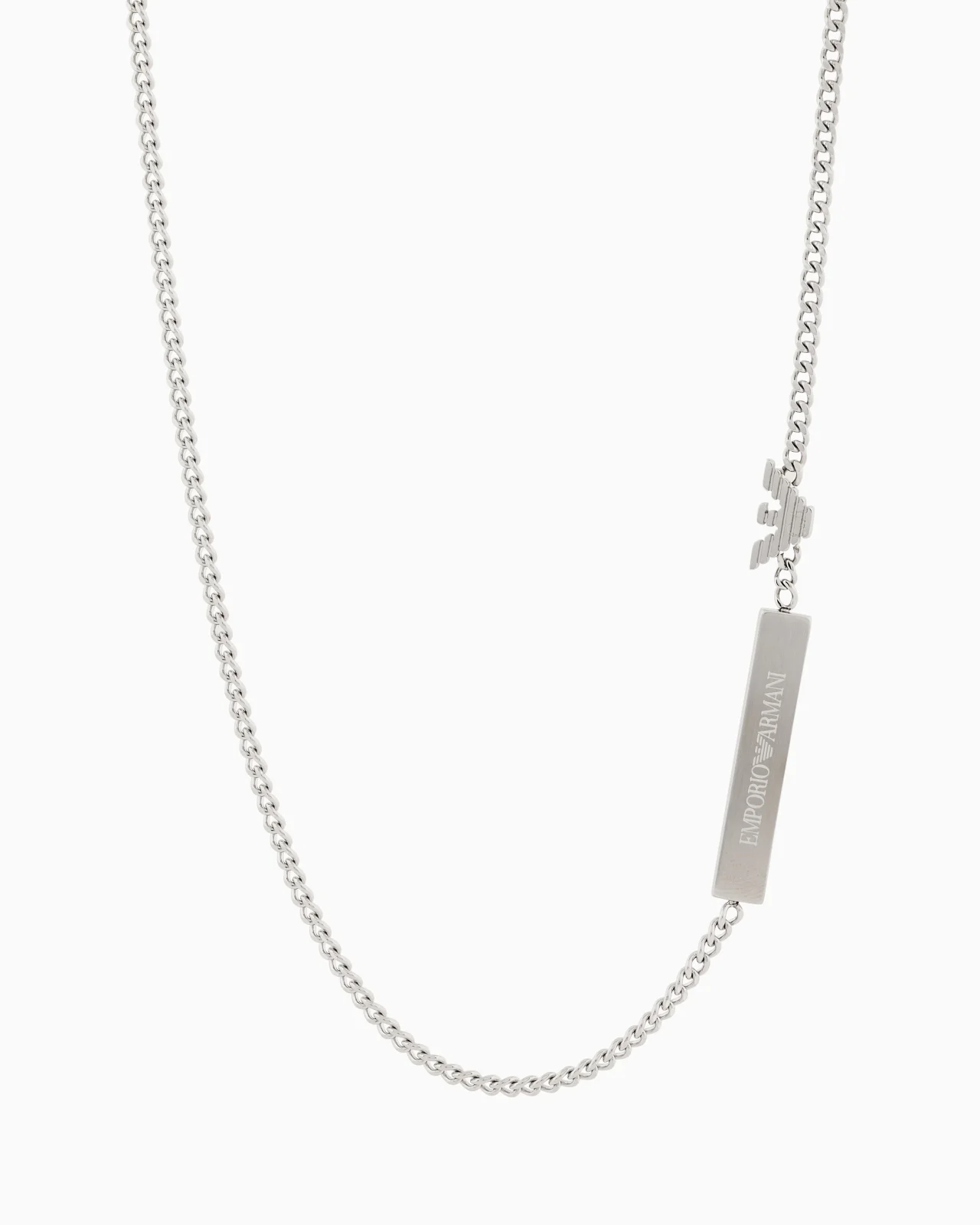 STAINLESS STEEL ID NECKLACE - 1