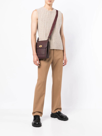 Mulberry foldover leather shoulder bag outlook