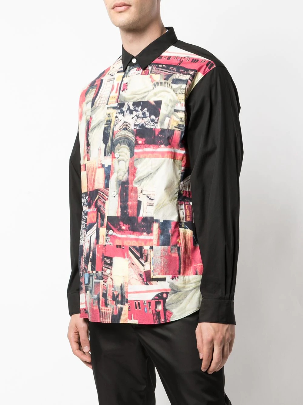 x Comme des Garçons Graphic Button Up Shirt - 3