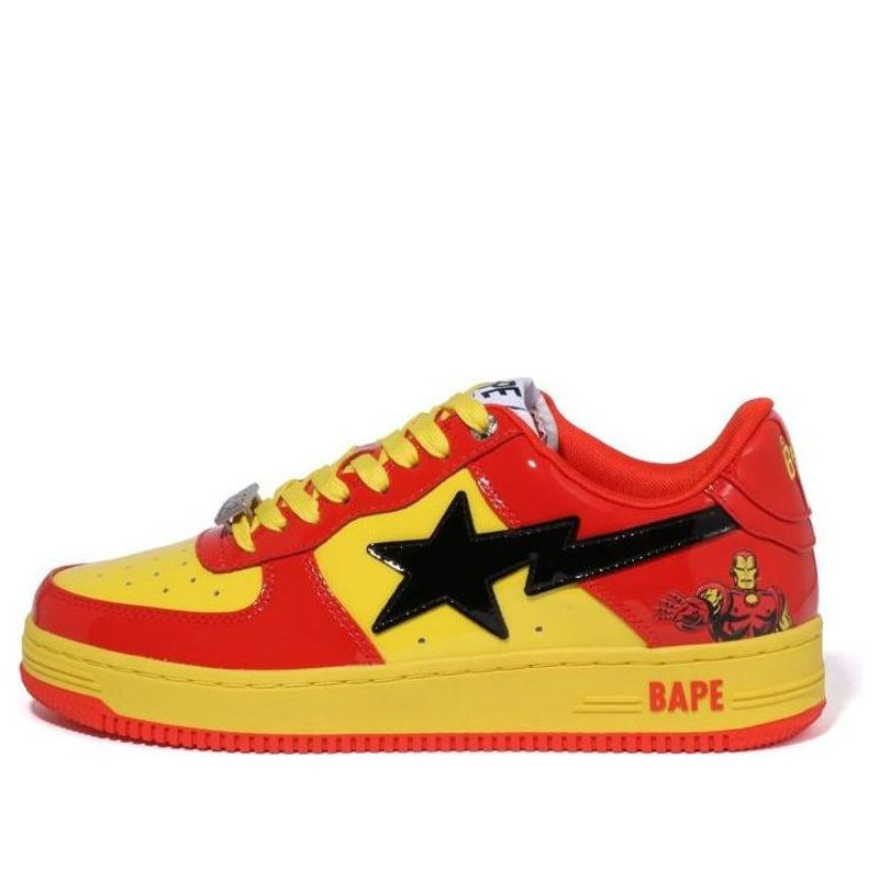 (WMNS) A BATHING APE x Marvel Bape Sta 'Red Yellow Black' 1I73-291-902 - 1