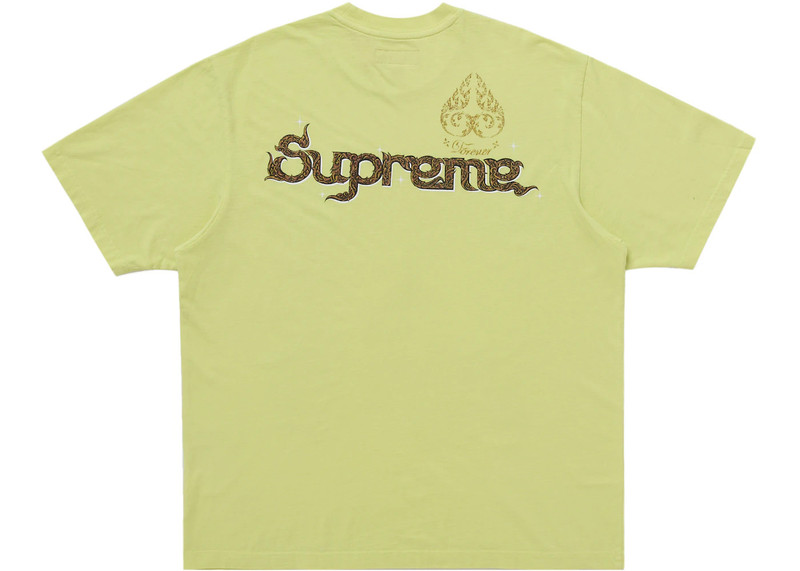 Supreme Supreme Peacock S/S Top Fluorescent Yellow outlook