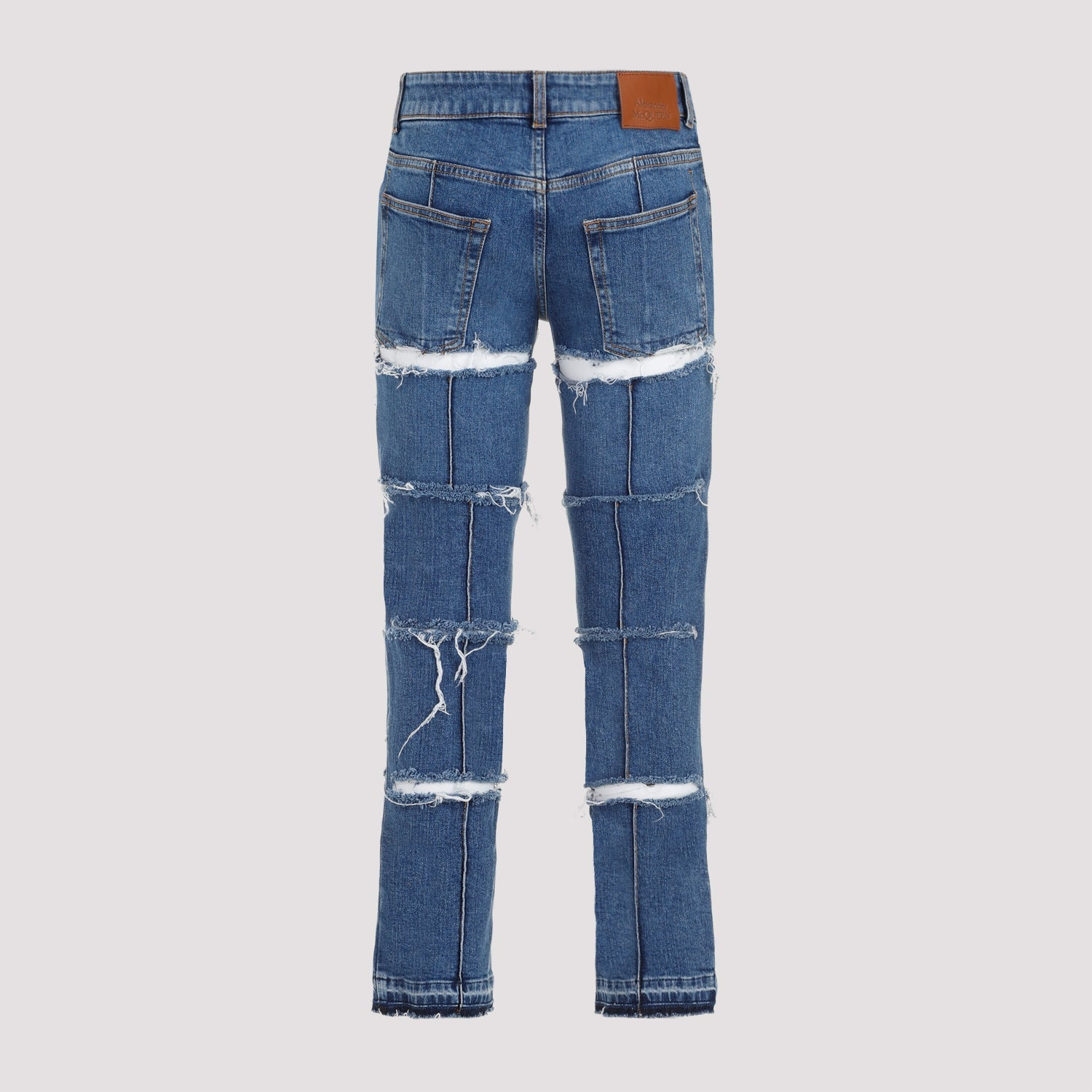 Alexander Mcqueen Denim Pants Women - 2