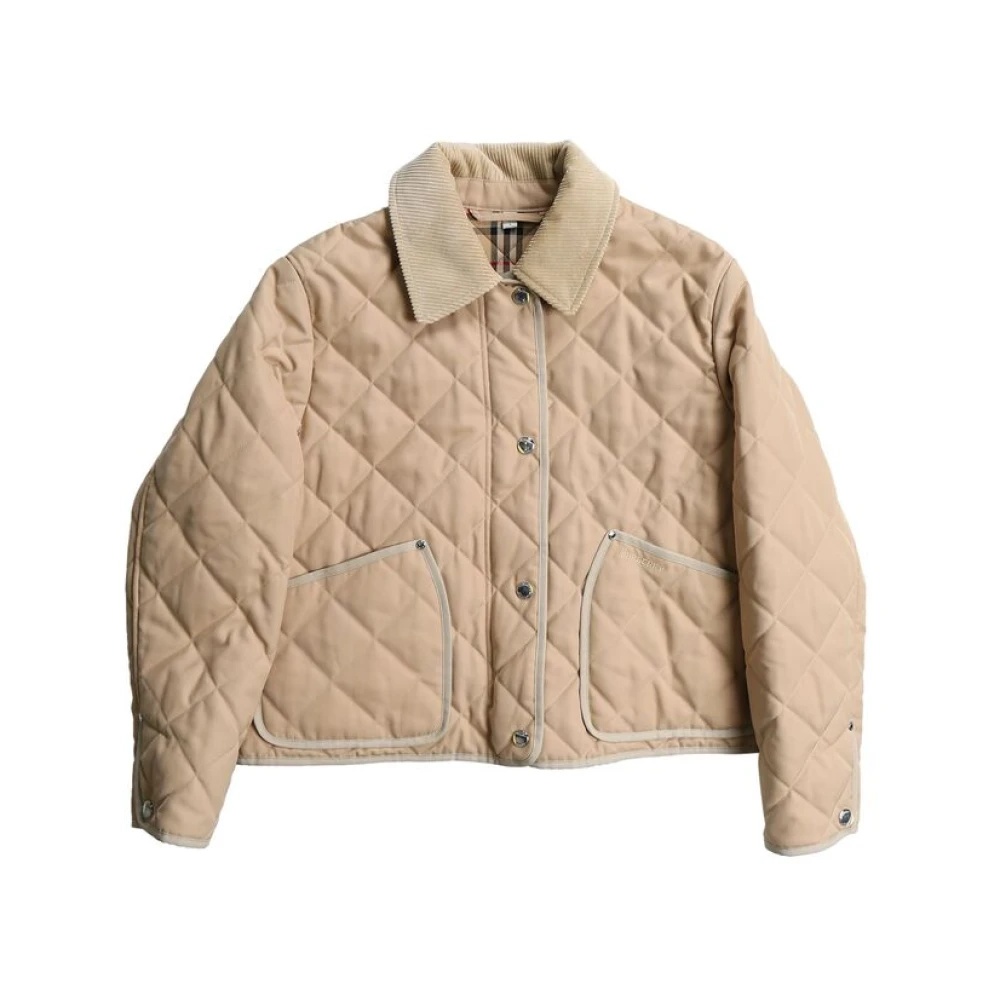 Burberry QUILTED BEIGE OUTERWEAR JACKET | miinto | REVERSIBLE