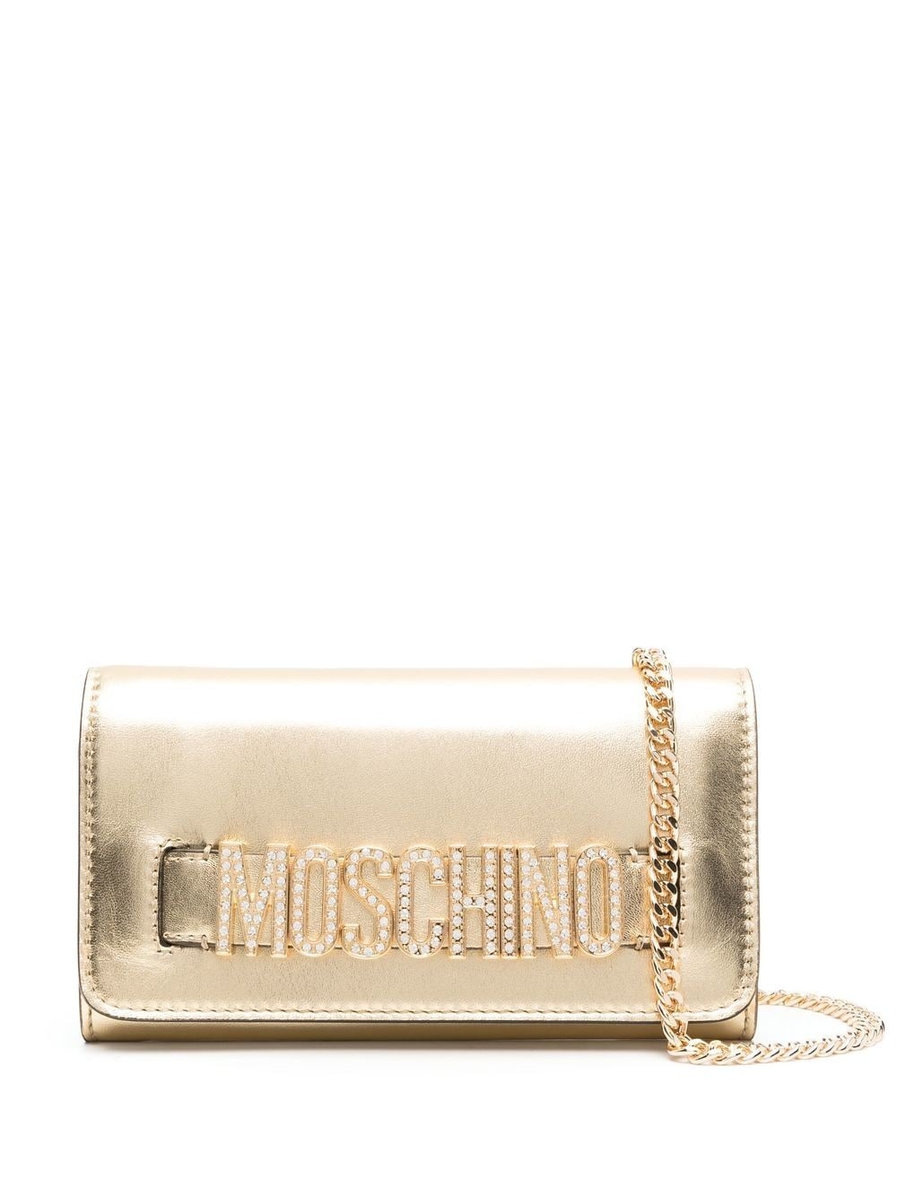 logo-plaque crossbody bag - 1