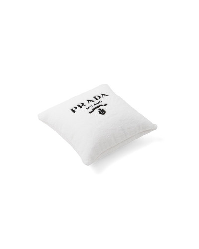 Prada Embroidered terry pillow outlook